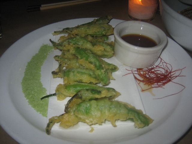 takashi tempura shishito peppers