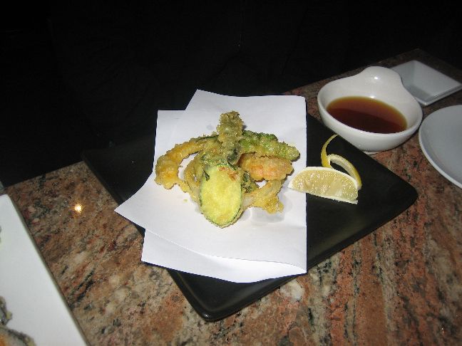 naked fish vegetable tempura