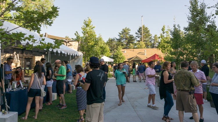 Eat Drink SLC - 2016 crowds with sun setting