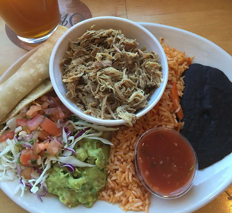 Squatters SLC airport - carnitas