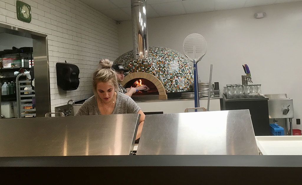 Mozz Artisan Pizza - oven (Katherine Stevenson)