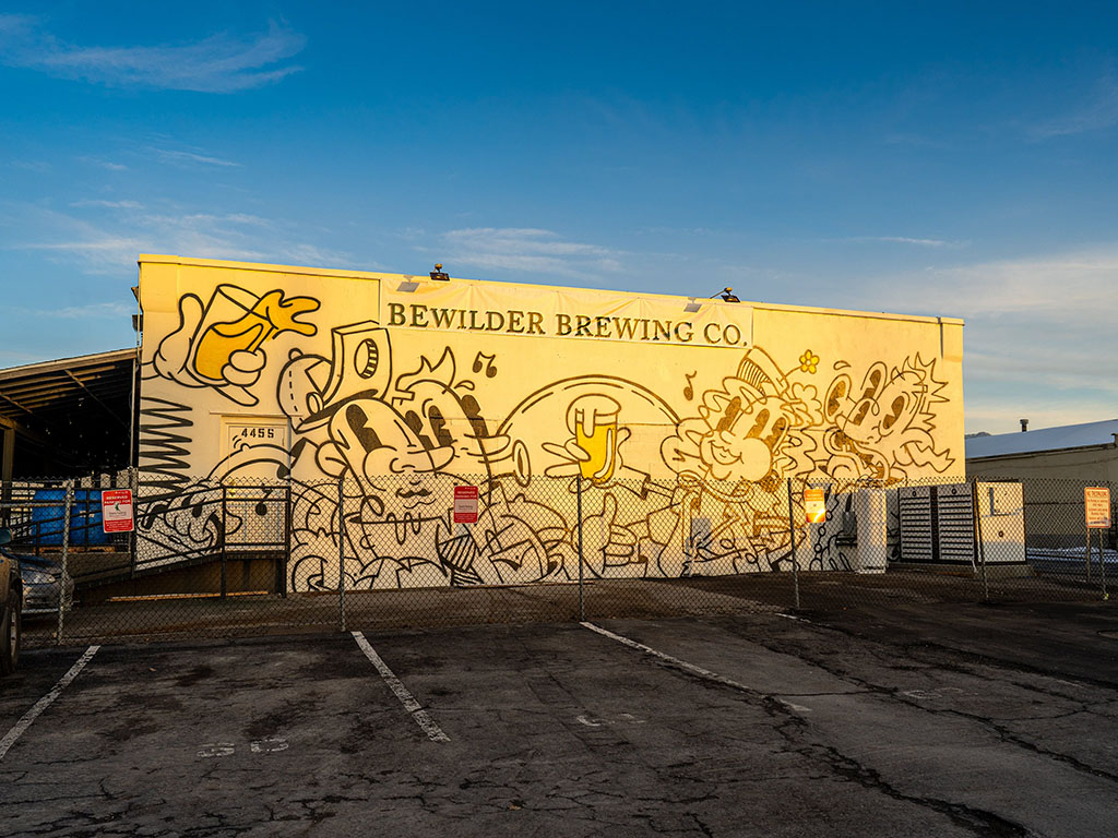 Bewilder Brewing - exterior and sign