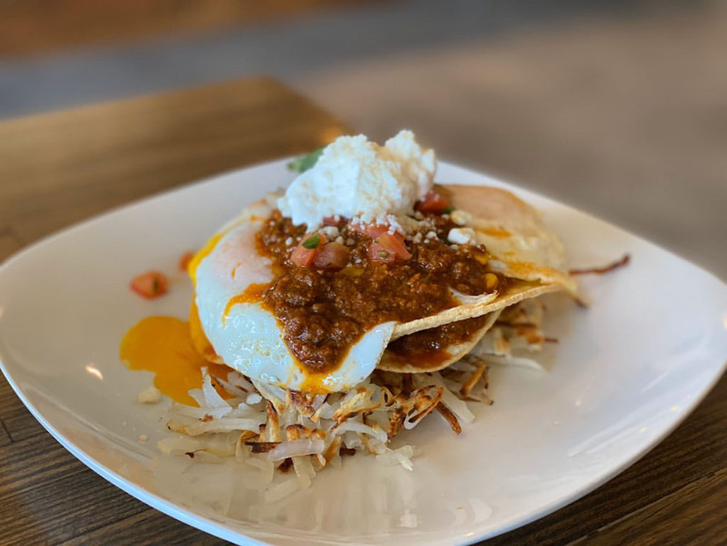 Eggs In The City - huevos rancheros (Salt Plate City)