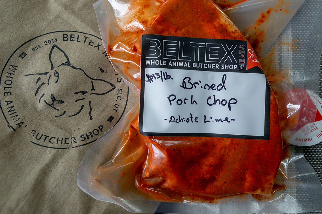 Beltex Meats pork chop