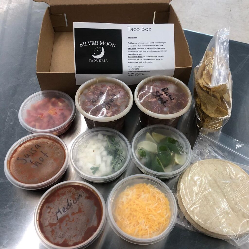 Silver Moon Taqueria taco kit, Silver Moon