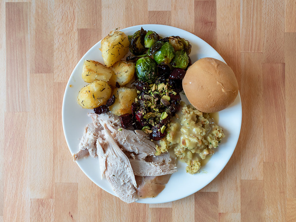 Thanksgiving plate with Beltex