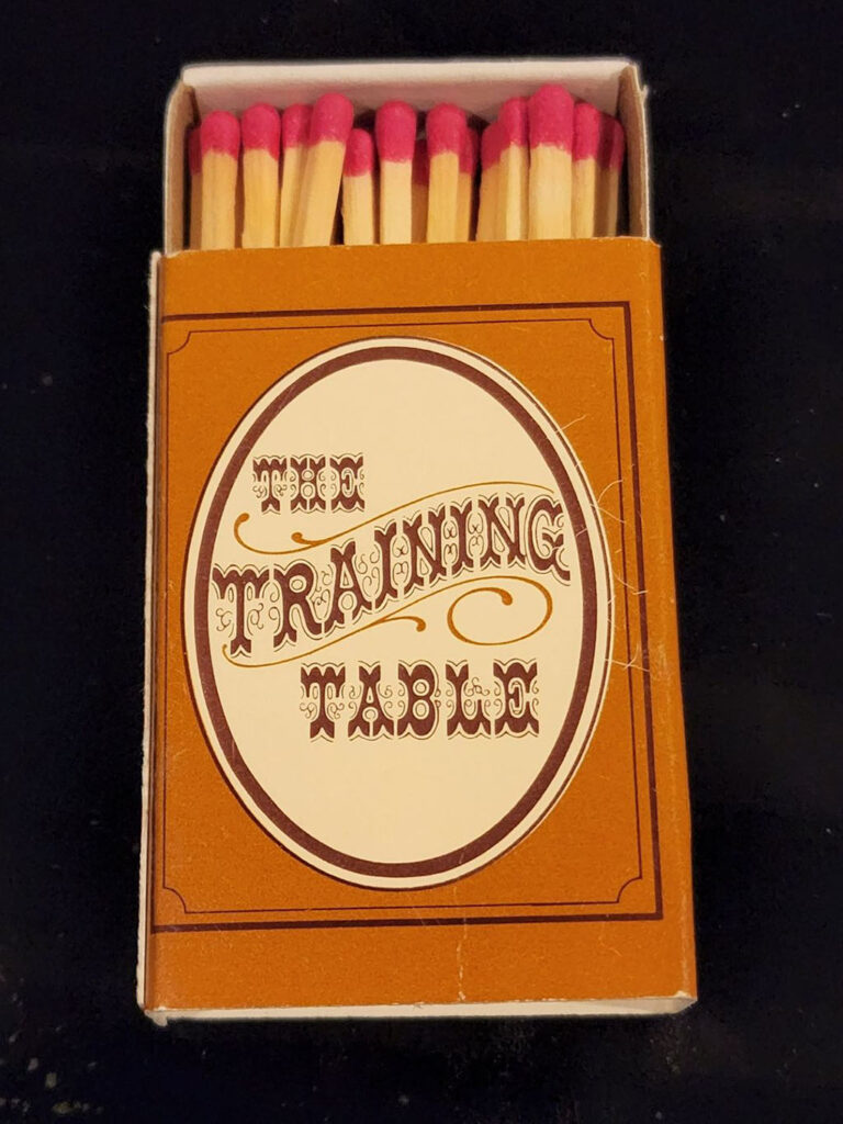 Branded Training Table mathsticks from a diffeernt era