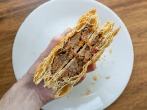 Fillings And Emulsions - ropa vieja Cuban pie