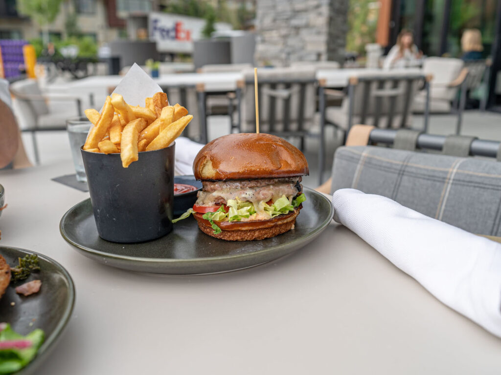 Pendry Park City - Apres Pendry burger and fries