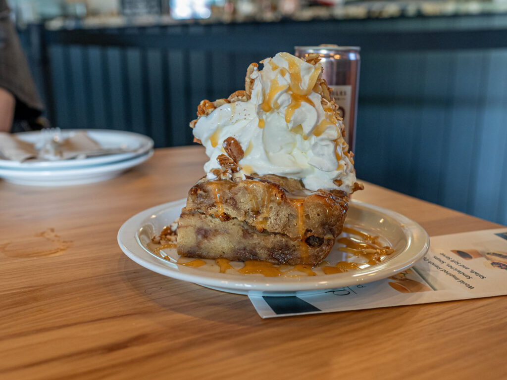 Big Dipper - bread pudding with apple fritter