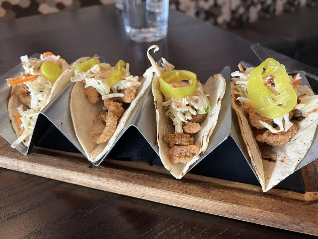 Carson Kitchen - crawfish tacos