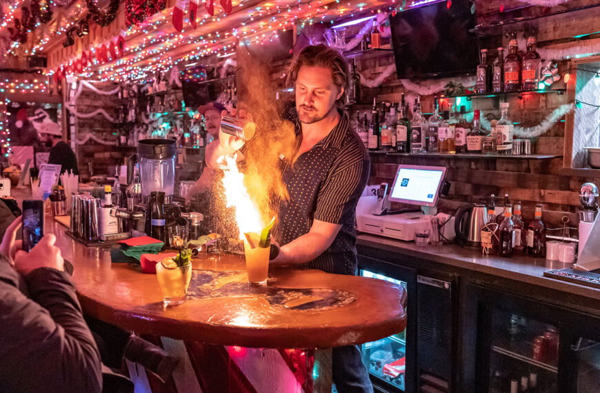 Acme Bar Co - Mikey Edwards lighting the place up