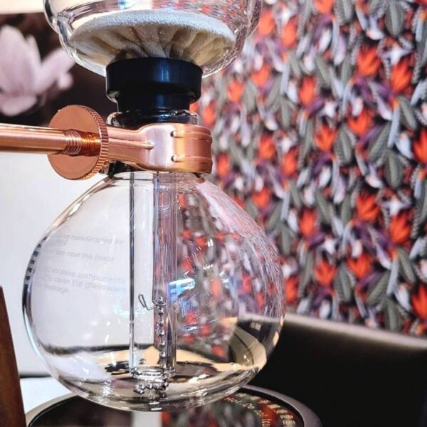 Caffe d'bolla - siphon coffee and wallpaper