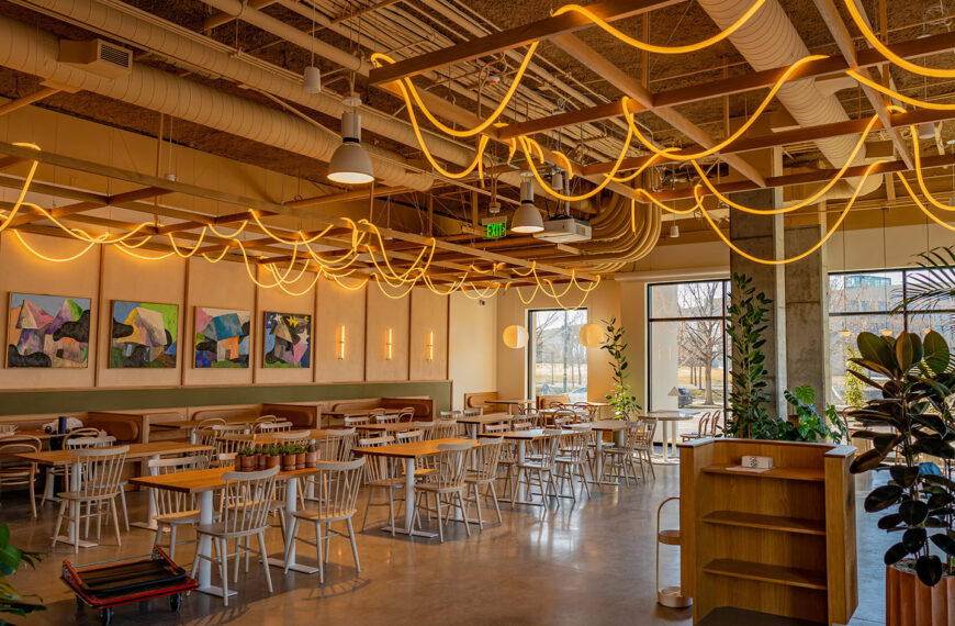 The Local Market + Bar - interior dining room