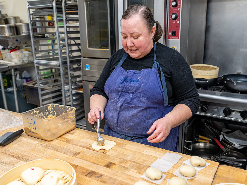 Xiao Bao Bao - Romina Rasmussen making bao