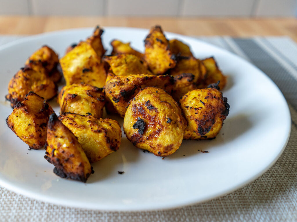 Air fried chicken tandoori