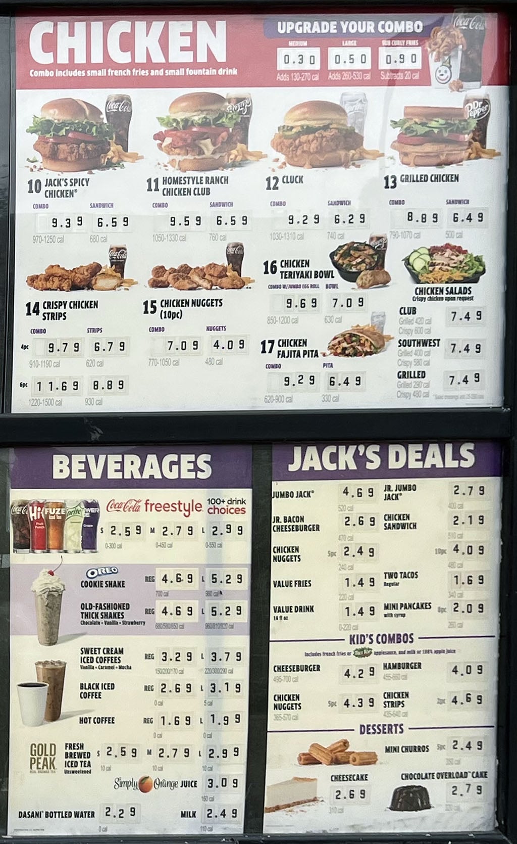 Jack in deals the box prices