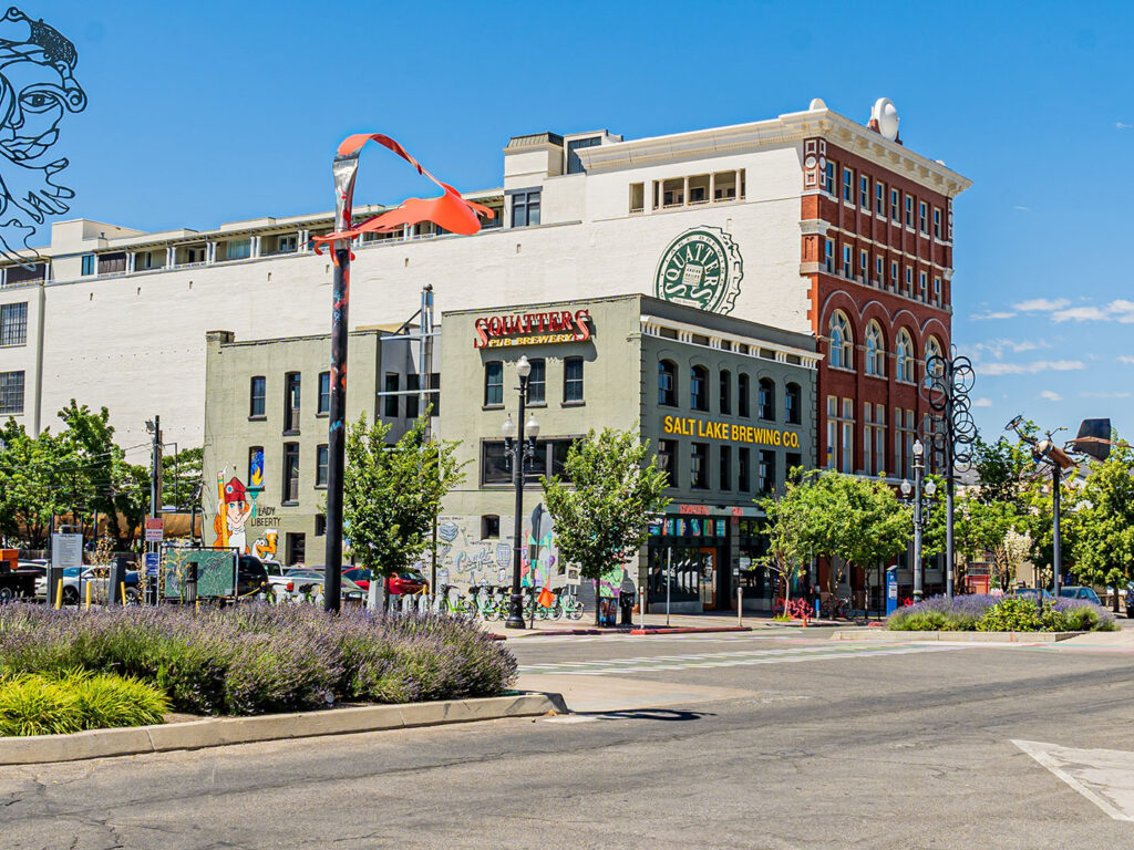 Salt Lake Brewing Co in dowtnown Salt Lake City