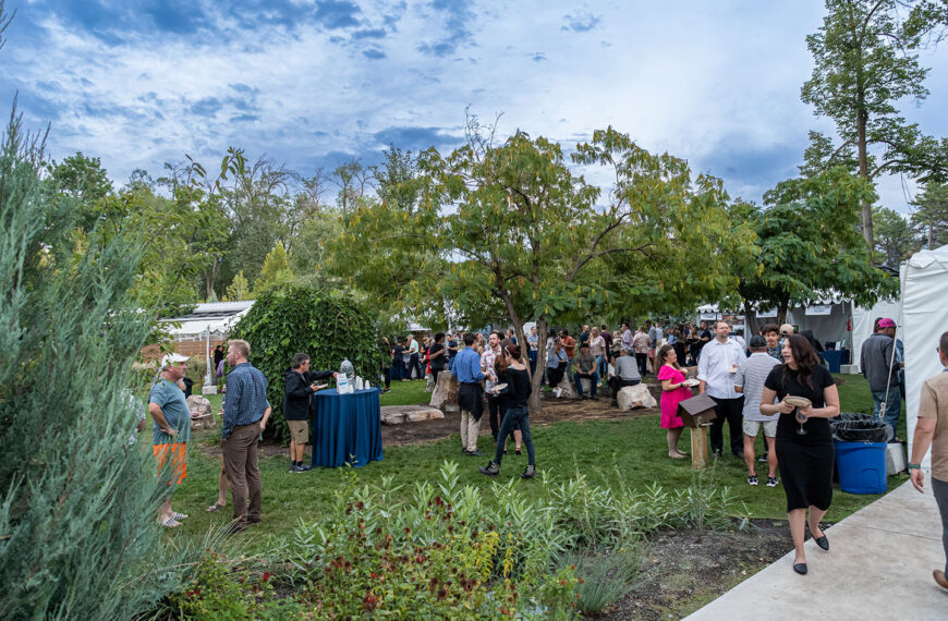 Crowds enjoying cuisine at Eat Drink SLC 2022