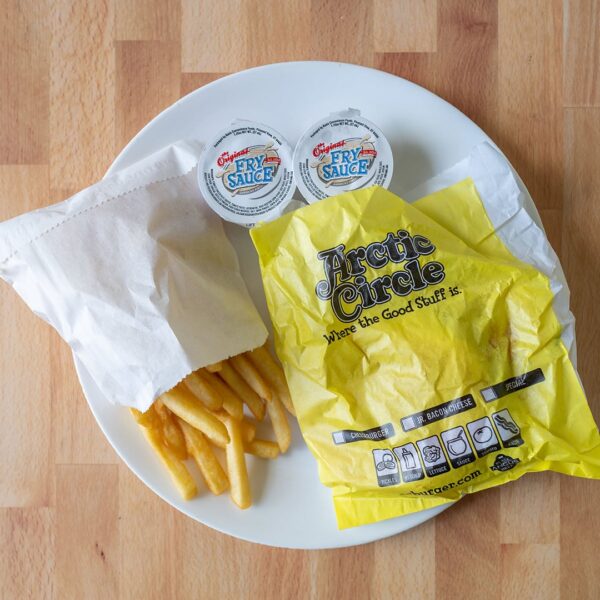 Arctic Circle - burger, fries and fry sauce (Gastronomic SLC)