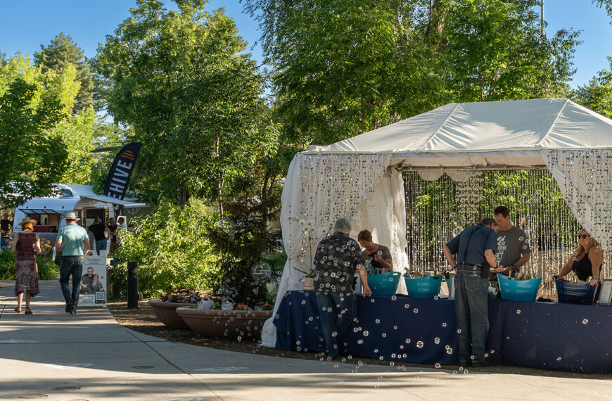 Eat Drink SLC - 2019's 'bubbles' tent