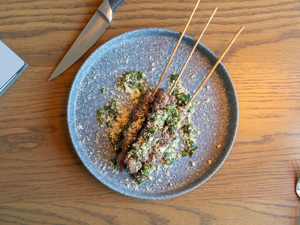 Urban Hill - lamb skewers