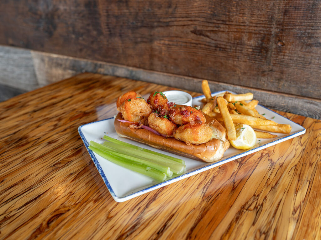 Slapfish - Buffalo bacon shrimp roll