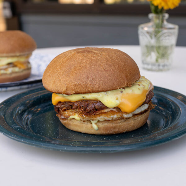 Deadpan Sandwich - merguez sausage breakfast sandwich