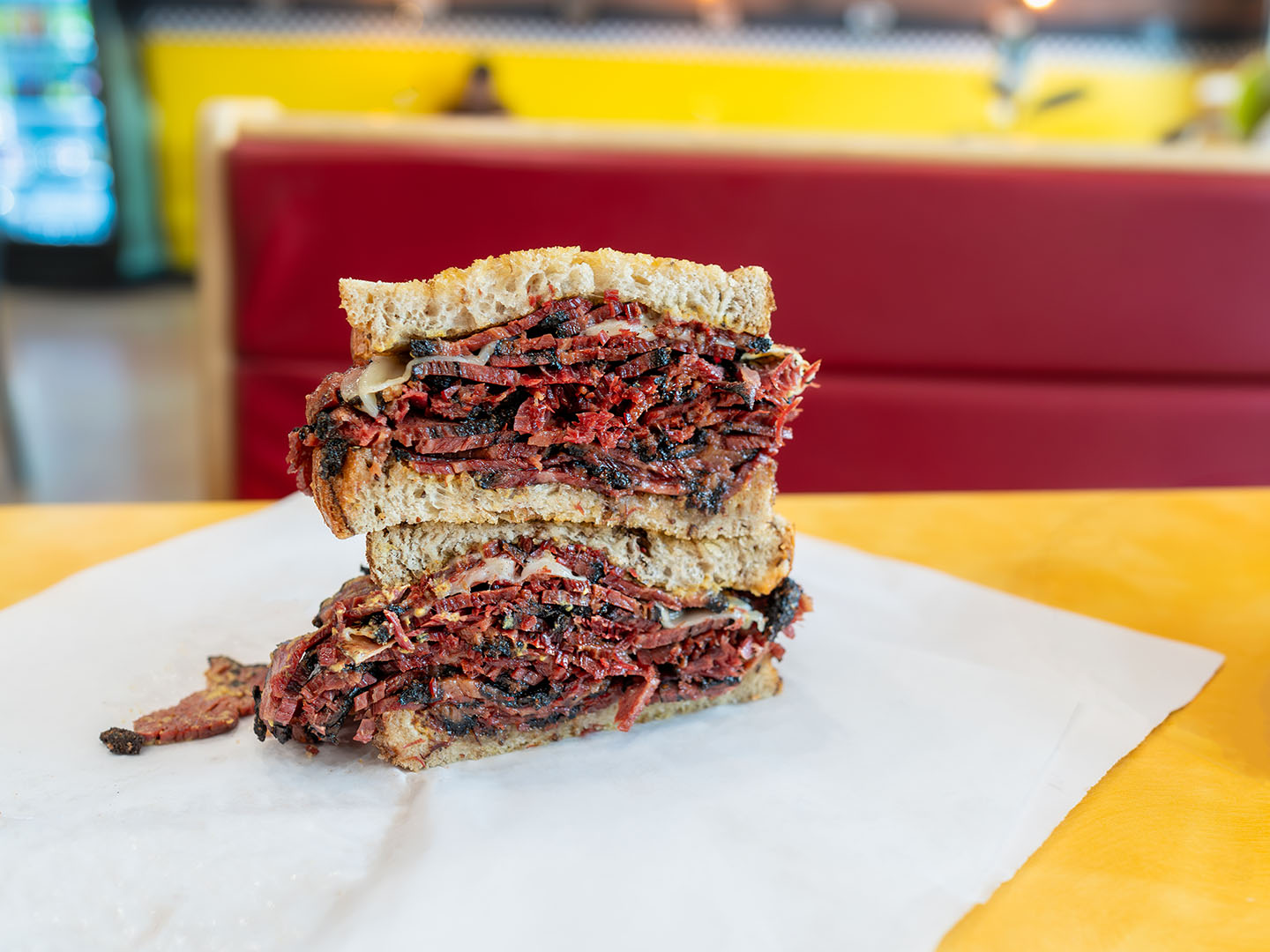 Piled high pastrami – one menu highlight at this West Jordan deli ...