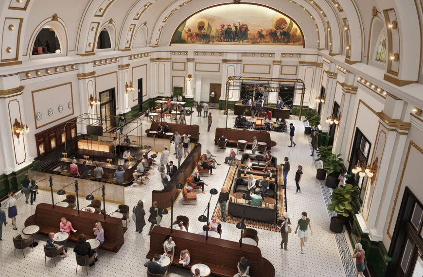 Asher Adams - rendering of the Grand Hall (Asher Adams)