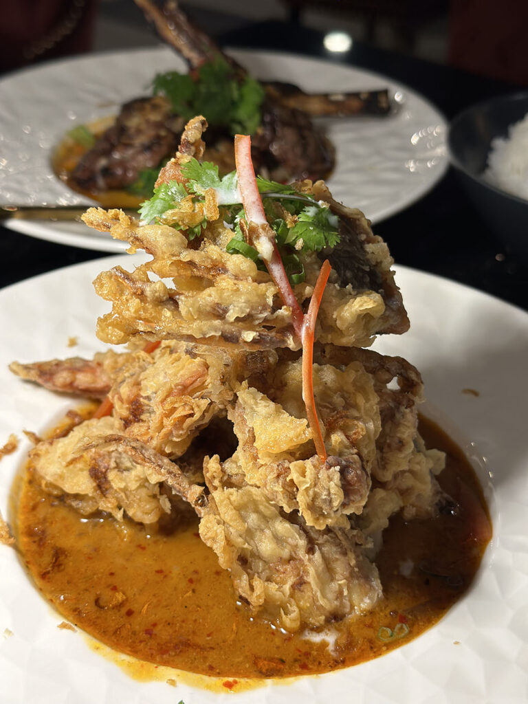 Ve La Thai - creamy chili jam soft shell crab (Heather L King)