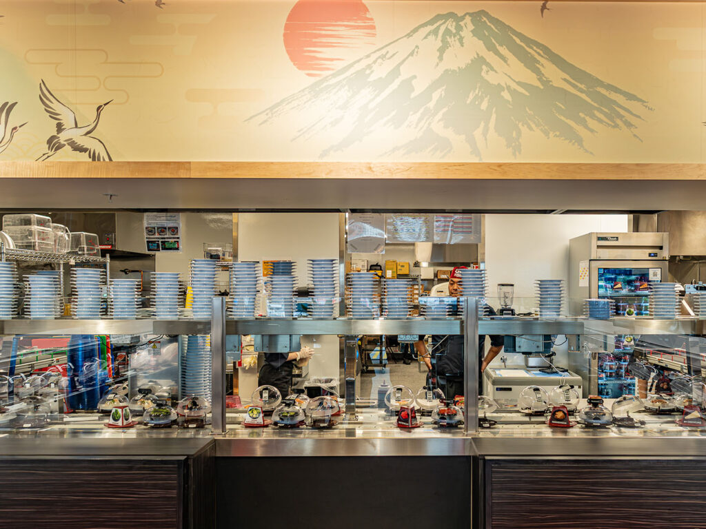 Kura Sushi Sugar House - kitchen and chefs