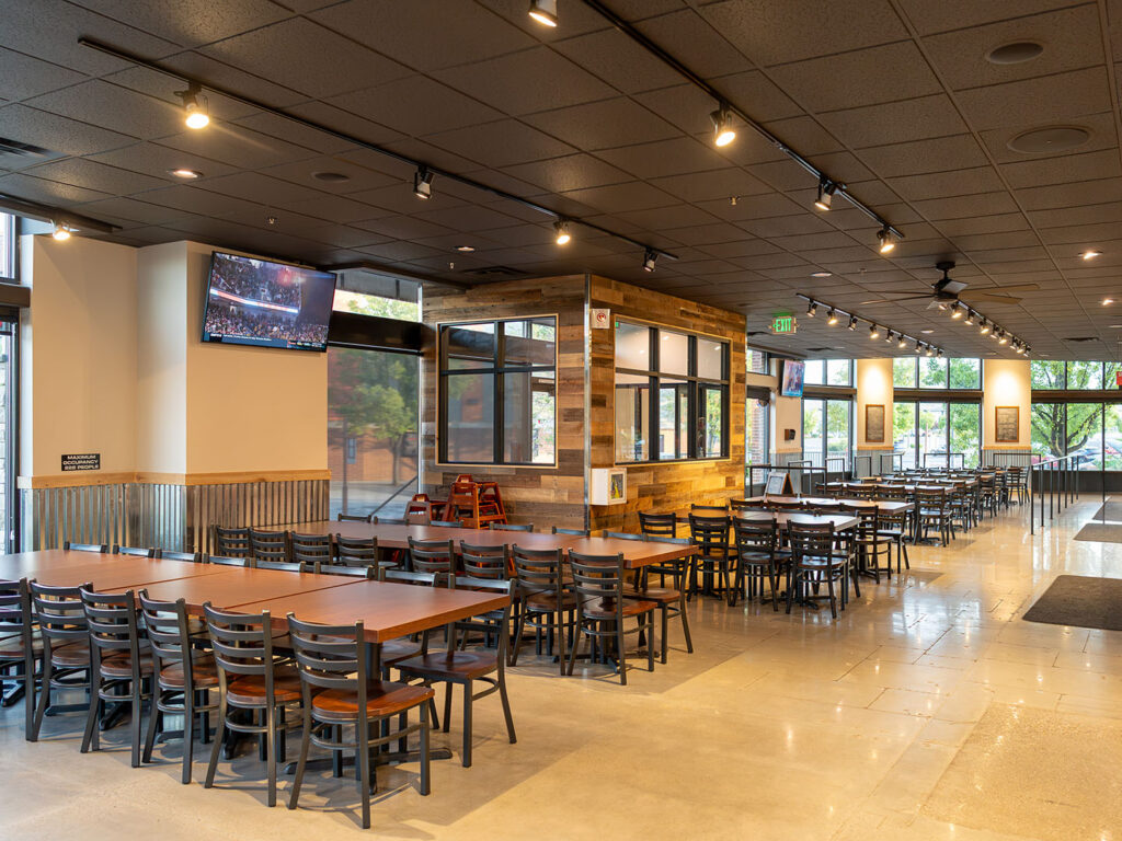Kenny J's BBQ - one side of the dining room (Gastronomic SLC)