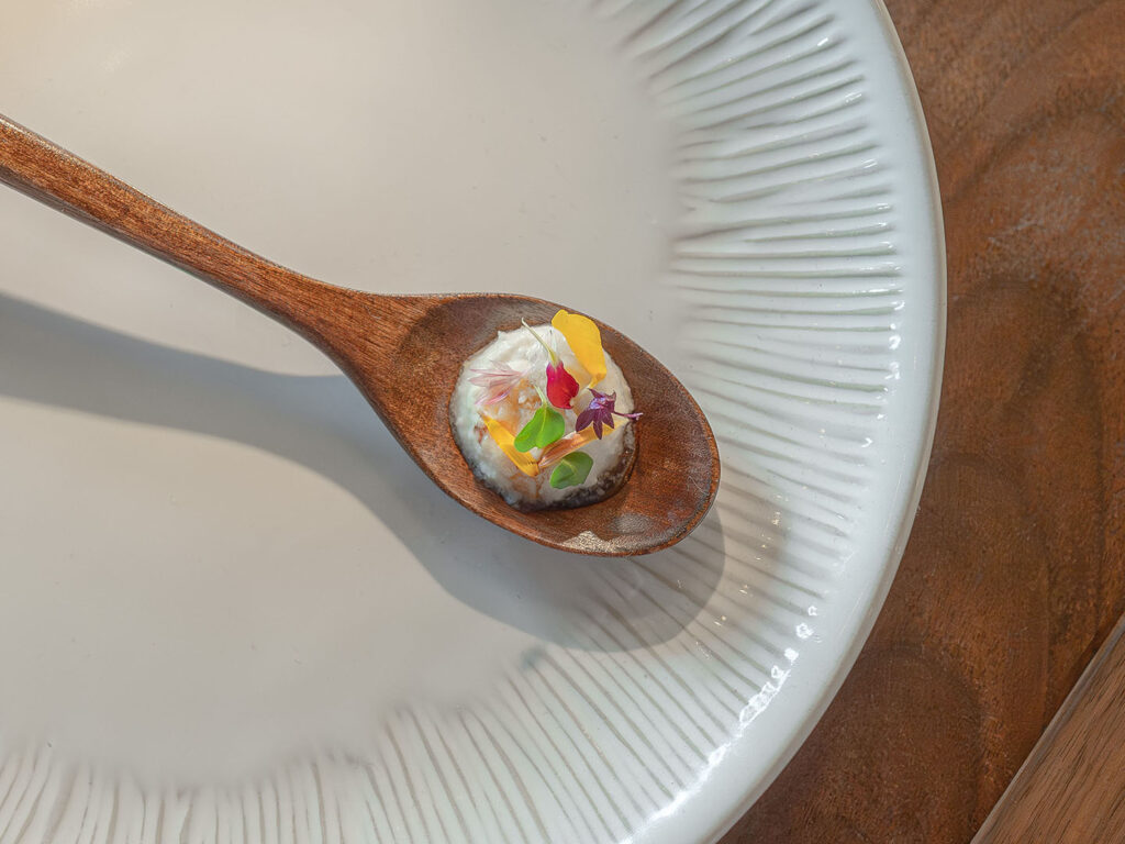 Monte - goat cheese amuse (Gastronomic SLC)