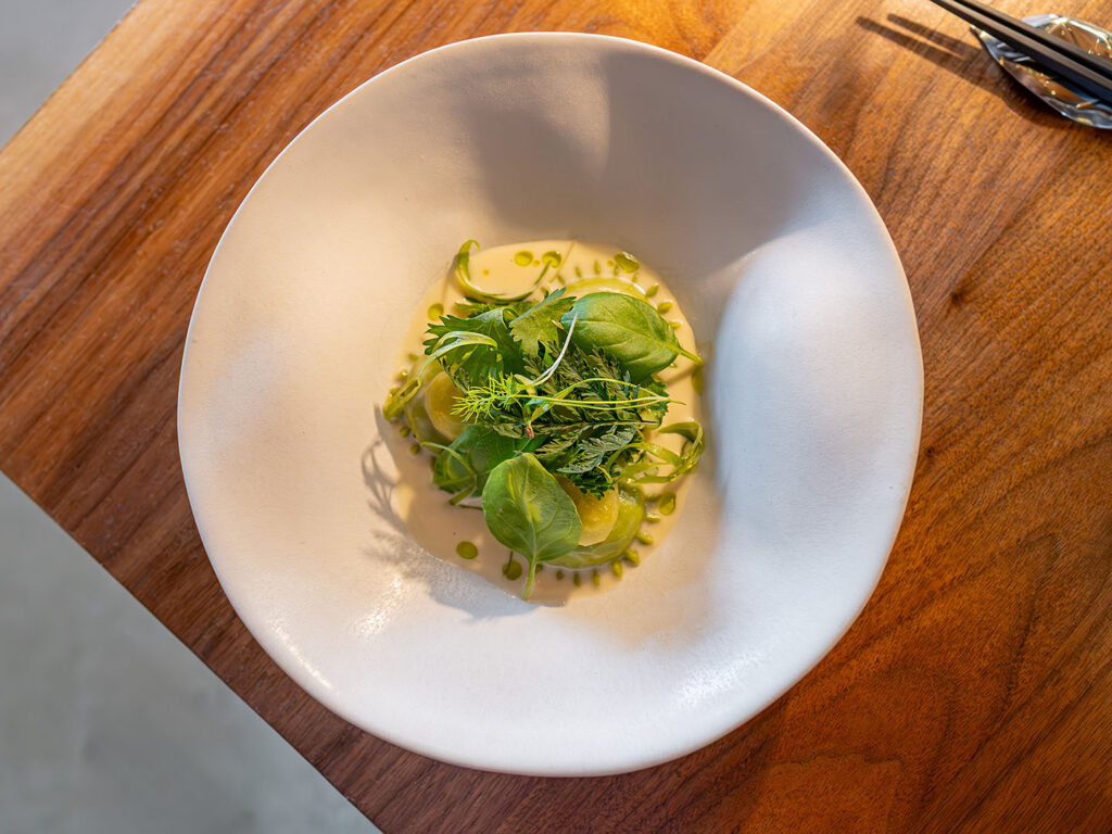 Monte - ravioli, lemongrass sauce (Gastronomic SLC)