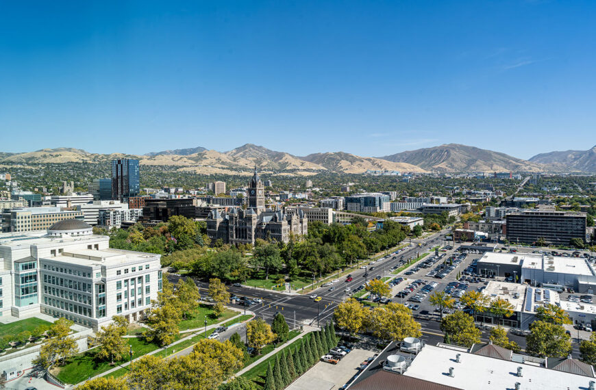 Generic Salt Lake City skyline shot (Gastronomic SLC)