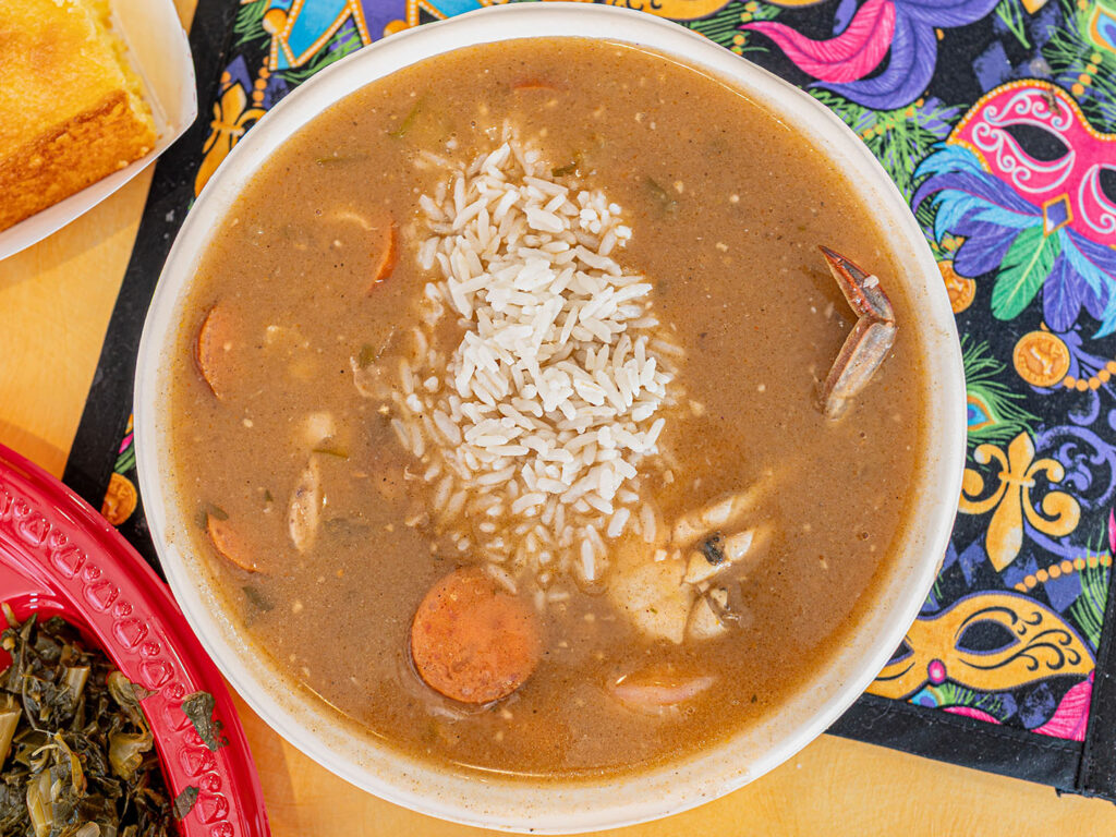 Creole & Sliders Cafe - chicken and sausage gumbo (Gastronomic SLC)