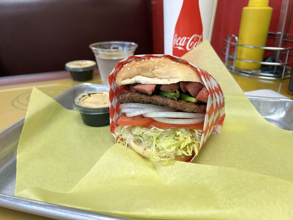 Loco Burger - burger with hot dog (Gastronomic SLC)