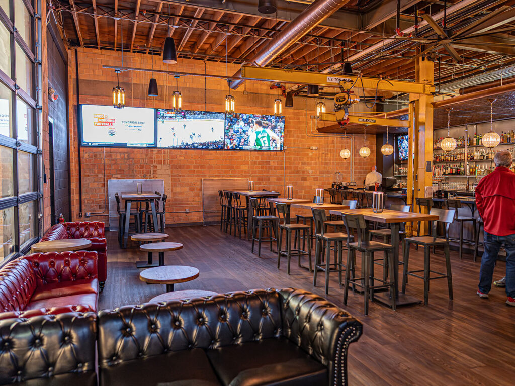 Engine Room Pub & Bistro - back bar area (Gastronomic SLC)
