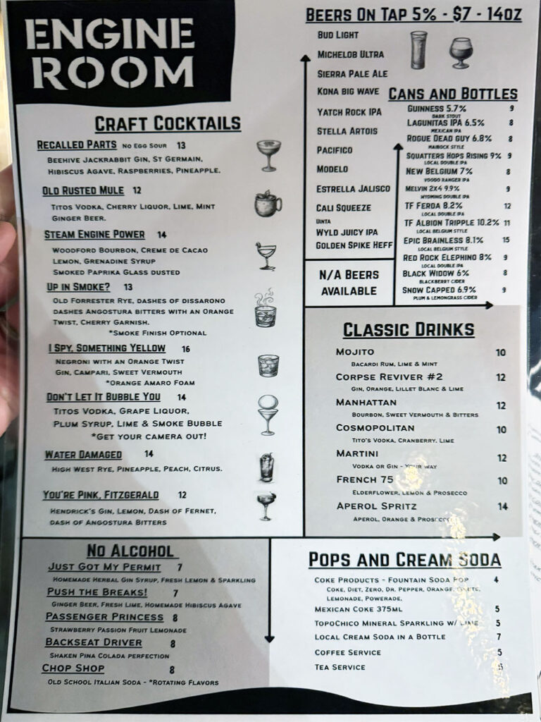 Engine Room Pub & Bistro - beer, cocktails (Gastronomic SLC)