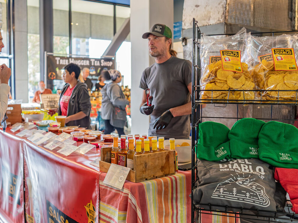 Salsa Del Diablo at farmers market (Gastronomic SLC)