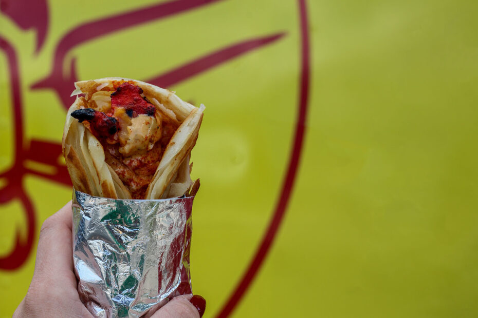 Smash Kabob - chicken wrap (Moriah Mason)